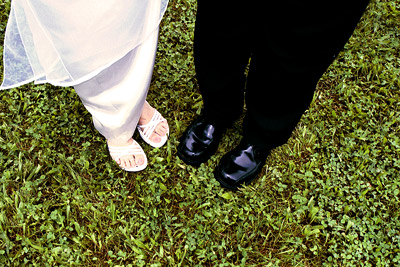wedding feet