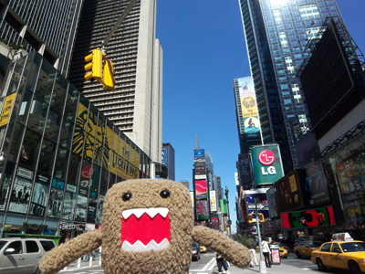 Domo says quot;Hello from NYC!quot;
